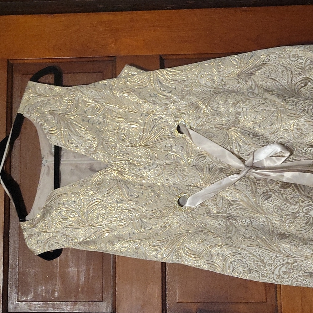 Mini jacquard madmen style dress